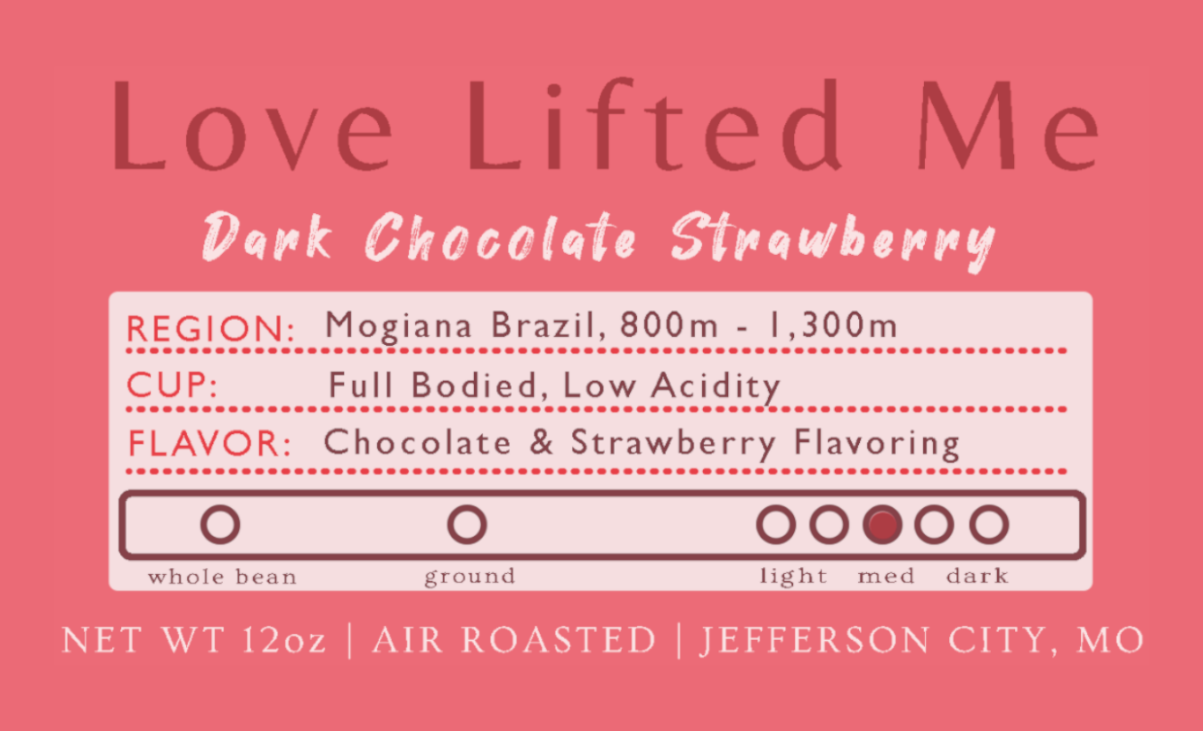 Love Lifted Me - Dark Chocolate Strawberry